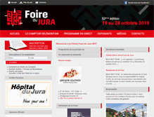 Tablet Screenshot of foire-jura.ch